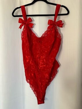 Gold Tag Victoria’s Secret Vintage Red Lingerie